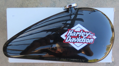 WATERMANS HARLEY DAVIDSON BALLPOINT PEN IN BLACK AND CHROME